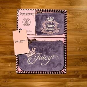 Juicy Couture Dusty Violet Heritage Pouch Set